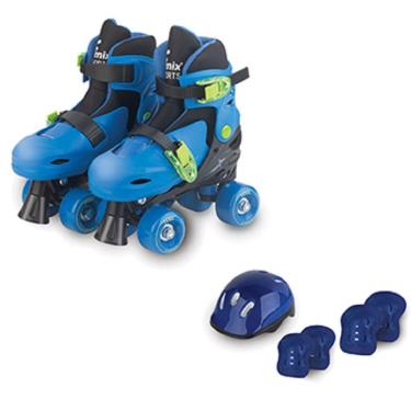 Imagem de Patins 2 em 1 Azul 34-37- Fênix PK2-01