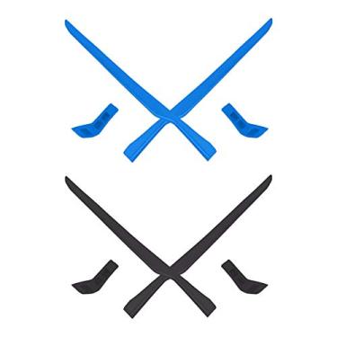 Imagem de Mryok Substituição para óculos de sol Oakley Mainlink XL OO9264 – Opções, Azul-celeste e preto, One Size