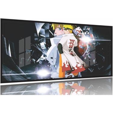 Imagem de Quadros Decorativos Mangá Naruto 130x60 Moldura Preta 2x2