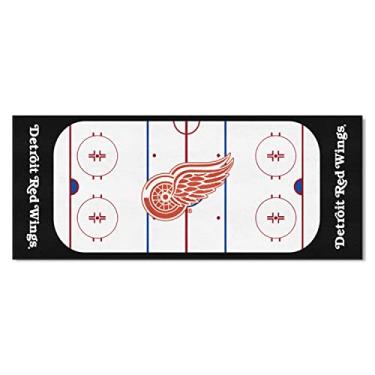 Imagem de FANMATS - 10382 NHL Detroit Red Wings Nylon Face Field Runner 76,2 cm x 182,8 cm