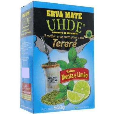 Imagem de Erva Mate Para Terere Gaucho Uhde Sabor Menta E Limao 500Gr