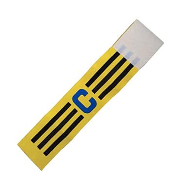 Imagem de Braçadeira de Futebol Faixa de Capitão Cores Variadas Envio Imediato (Amarela)