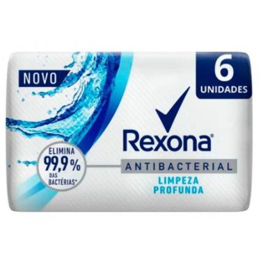 Imagem de Sabonete Rexona Antibacterial Limpeza Profunda - 6 Unidades