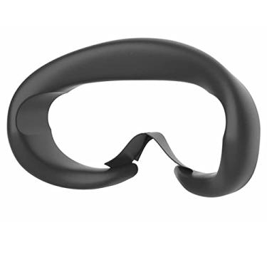 Imagem de TECKEEN Substitua a capa de máscara de olho de silicone para acessórios de fone de ouvido PICO 4 VR parte de reparo de cobertura para os olhos com bloqueio de luz anti-suor respirável