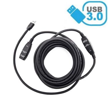 Imagem de Cabo Extensor Usb 3.0 De 05 Metros Com Amplificador De Sinal