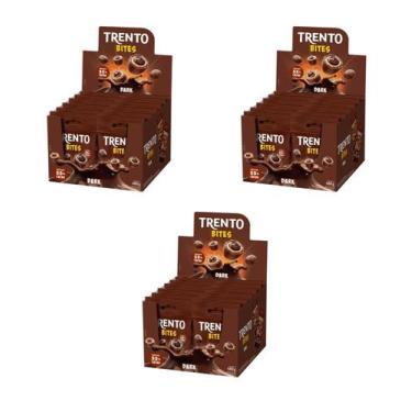 Imagem de Kit C/ 3 Display Chocolate Trento Bites Dark C/12 - Peccin