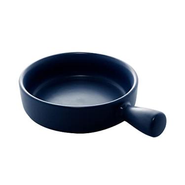 Imagem de Mini Travessa de Porcelana Nórdica Azul Escuro Matt 20cm x 15cm x 5cm - Wolff