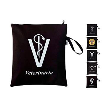 Imagem de Porta Jaleco necessaire organizador bolsa unissex - Diversas Profissões (VETERINÁRIA)