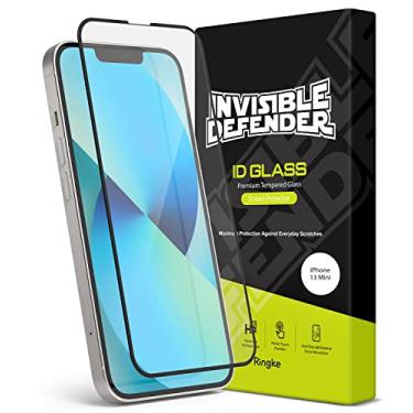 Imagem de Ringke Película de vidro de cobertura completa compatível com iPhone 13 Mini, antiarranhões, cobertura total frontal película de vidro temperado premium para iPhone 5,4 polegadas