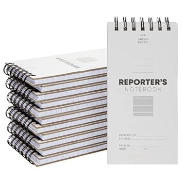 Imagem de Caderno de notas, espiral para jornalistas, detetive (70 folhas, 140 páginas, 10 x 20 cm)