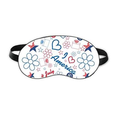 Imagem de USA Candy Flower Star Love Heart Word Sleep Eye Shield Soft Night Vlindfold Shade Cover