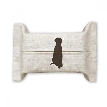 Imagem de Black Copher – Capa de papel para lenços faciais com desenho de animal