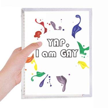 Imagem de Caderno com frases Never Put Off Things Until Tomorrow Diário de folhas soltas recarregável