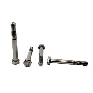 Imagem de Parafusos de cabeça hexagonal inoxidável 5/16-18 (1,27 cm a 6,35 cm de comprimento na listagem), aço inoxidável 304, 50 peças, 5/16-18 x 2-1/2 Inch