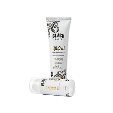Imagem de GROW! 1 Mês - Tônico Para Crescimento de Barba Nanotecnológico + Preparador Esfoliante de pele BLACK BARTS®