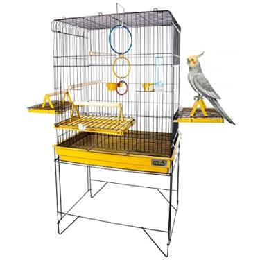 Imagem de Viveiro Pássaros Confort Triplex Jel Plast Pet Piu