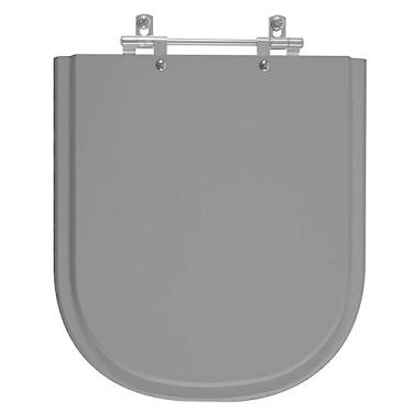 Imagem de Assento Sanitário Poliester Vogue Plus Cinza Vip (cinza escuro) para vaso Deca