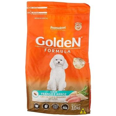 Imagem de Premier Pet Ração Golden Fórmula Mini Bits Para Cães Adultos De Pequeno Porte Sabor Frango E Arroz 3Kg Para Todas Pequeno Adulto