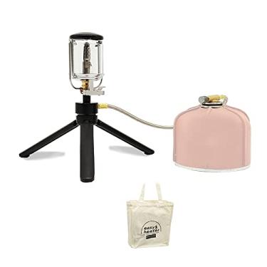 Imagem de Qudai Mini lanterna de acampamento brilhante portátil luz a gás para pesca ao ar livre barraca de piquenique lâmpada para jardim doméstico lâmpada de vidro pendurada com tripé