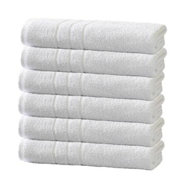 Imagem de Toalha Banho Profissional Teka Roma 0,70x1,35m - Kit 6 Peças