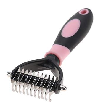 Imagem de Artefato para Cães Grandes, Gatos, Pêlos de Cachorro, Pente para Desembaraçar, Faca de Atar, Pente, Escova de Cabelo, Ancinho, Remoção de Desmatamento Em 2 Lados, Limpeza