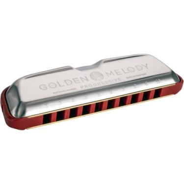 Imagem de HOHNER Gaita progressiva de melodia dourada B