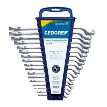 Imagem de Jogo Chaves Combinada 17 pçs 6-22mm Aço Gedore