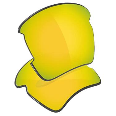 Imagem de Galvanic Lentes de substituição para óculos de sol Oakley Flak 2.0 XL OO9188 – Polarizadas 24K