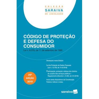 Imagem de Livro - Código De Proteção E Defesa Do Consumidor - 29ª Edição De 2019