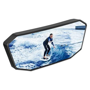 Imagem de KEMIMOTO Espelho de barco marítimo atualizado tamanho 26,7 cm x 10 cm, espelho retrovisor universal de barco para esqui, barcos pontão, esqui aquático, esportes, wakeboard, surfe