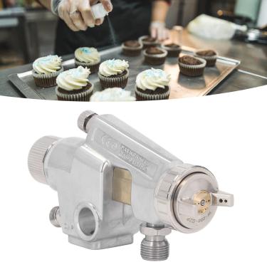 Imagem de Pistola de Pulverização 98PSI Com Bico Espiral, Pistola de Pintura Em Liga de Alumínio Pistola Pneumática de Atomização Fina Pneumática Kit de Conjunto de Ferramentas para Primer