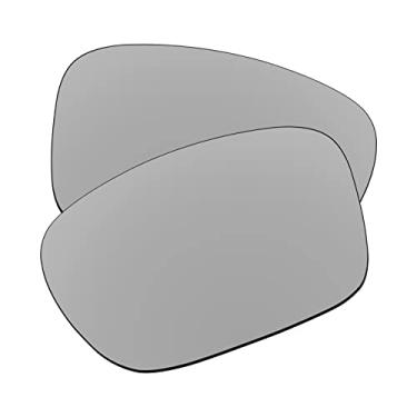 Imagem de EZReplace Lentes de reposição para óculos de sol Oakley Racing Jacket (lentes polarizadas) – Serve para armação Oakley Racing Jacket (metal prata)