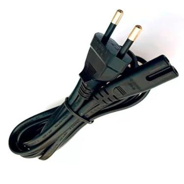 Imagem de Cabo de Força Energia Bipolar Tipo 8-1,5 Metros para TV, Rádio, Notebook - Conexão Segura, Versatilidade de Uso, Durabilidade, Compatibilidade Universal