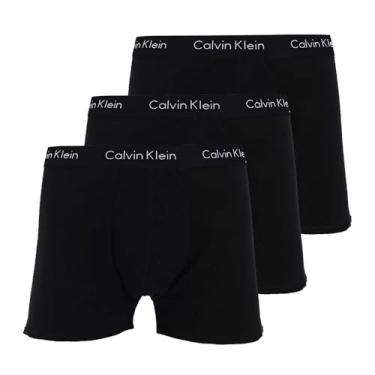 Imagem de Cuecas plus size trunk, Calvin Klein, Masculino, preto, 1Xl