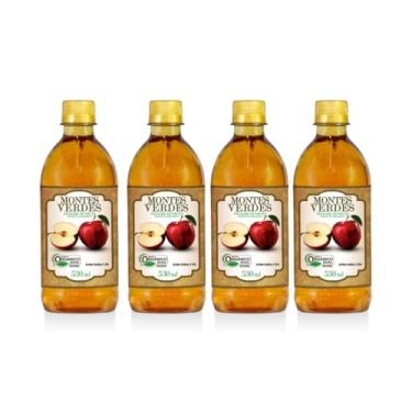 Imagem de Kit 4 Vinagre De Maçã Orgânico Montes Verdes 530ml