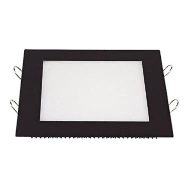 Imagem de Painel de Led Taschibra Quadrado Lux de Embutir 24W Bivolt Preto 4000K Luz Neutra