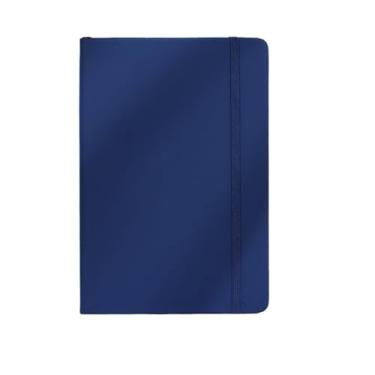 Imagem de Joucien Caderno minimalista criativo para escritório empresarial caderno A5 alça Ledger-(100 folhas) alças A5s_ Deep Sea Blue