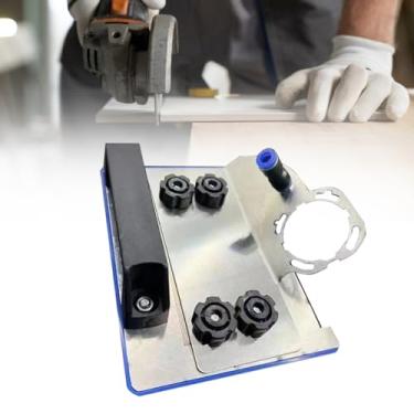 Imagem de Suporte de esmerilhadeira angular para corte de chanfro de ladrilhos de 45°, esmerilhadeira angular 2024, suporte de esmerilhadeira angular de aço inoxidável, ferramenta de chanfro, esmerilhadeiras an