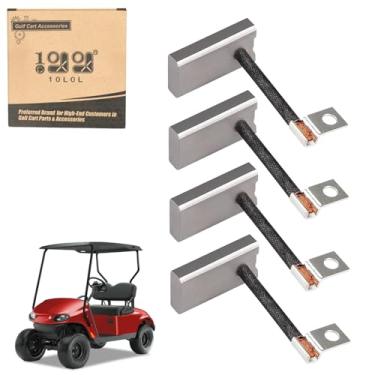 Imagem de 10L0L Kit de escova para gerador de carrinho de golfe para EZGO, Club Car, Yamaha, OEM # 529 81-81200, conjunto de 4