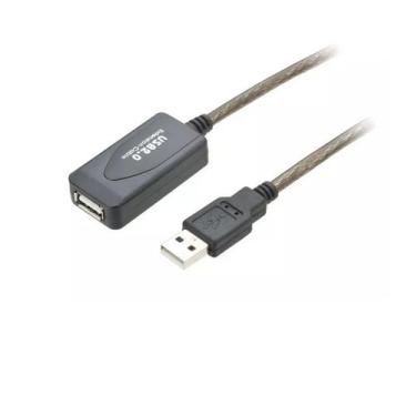 Imagem de Cabo Extensor Usb 2.0 Macho/femea C/ Repetidor De Sinal 20m - TEBERA, 