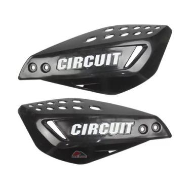 Imagem de Protetor de Mão Circuit - Vector - Haste De Nylon - Preto e Branco - M