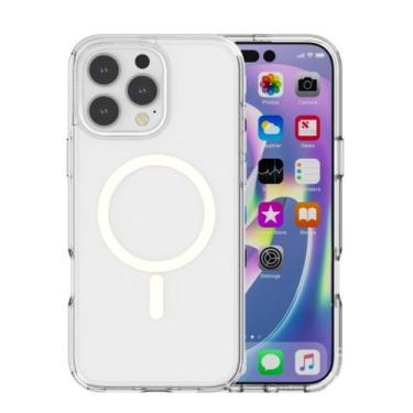 Imagem de Capa Capinha Clear Case com MagSafe Para Iphone 16 Pro