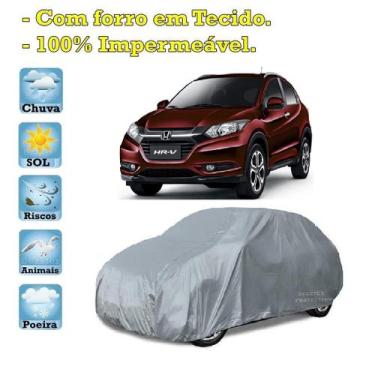 Imagem de Capa com forro cobrir carro Honda HR-V 100% Impermeável Proteção Bezzt