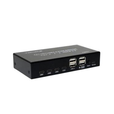 Imagem de Switch Chaveador 2X1 Hd/Usb Tomate Kvm Hdmi 4P 4K