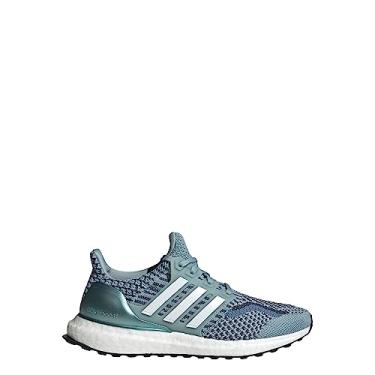 Imagem de adidas Tênis de corrida infantil unissex Ultraboost 5.0 DNA, Cinza mágico/branco/azul escuro, 4.5 Big Kid
