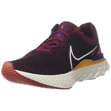 Imagem de Nike Tênis masculino React Infinity Run Fk 3, Dark Beetroot branco universitário dourado, 45