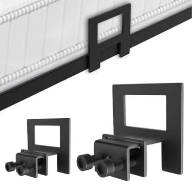 Imagem de Juntas de Colchão Antiderrapante, Suporte de Colchão de 6 Peças No Lugar, Pinça para Estrutura de Cama de Metal, Defletor Ajustável Espesso de Retenção de Colchão Mais Larga