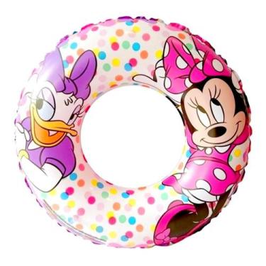 Imagem de Boia Circular Inflável Infantil 56Cm da Minnie p/ Meninas - Etilux