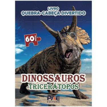 Imagem de Livro Quebra-Cabeça Para Crianças Animais Dinossauros - PAE Editora