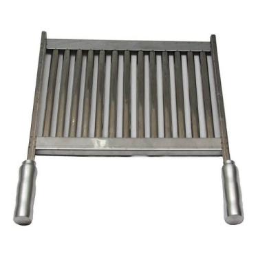 Imagem de Grelha Para Churrasco Em Inox Uruguaia De 60X48Cm - Plenitude